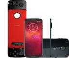 Smartphone Motorola Moto Z3 Play GamePad - 64GB Índigo Dual Chip 4G Câm 12MP e 5MP + Selfie