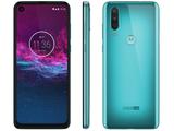 Smartphone Motorola One Action 128GB Aqua Marine - 4G 4GB RAM 6,34” Câm. Tripla + Câm. Selfie 12MP