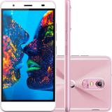 Smartphone Quantum MÜV Pro 16GB Dual Chip 4G 5,5" Câmera 16MP Selfie 8MP Android 6.0 Cherry Blossom