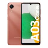 Smartphone Samsung Galaxy A03 Core 32GB 4G Wi-Fi Tela 6.5'' Dual Chip 2GB RAM Câmera 8MP + Selfie 5MP - Cobre