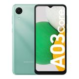 Smartphone Samsung Galaxy A03 Core 32GB 4G Wi-Fi Tela 6.5'' Dual Chip 2GB RAM Câmera 8MP + Selfie 5MP - Verde