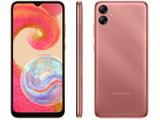 Smartphone Samsung Galaxy A04e 64GB Cobre 4G Octa-Core 3GB RAM 6,5” Câm. Dupla + Selfie 5MP