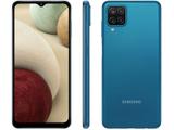 Smartphone Samsung Galaxy A12 64GB Azul 4G - Octa-Core 4GB RAM 6,5” Câm. Quádrupla + Selfie 8MP