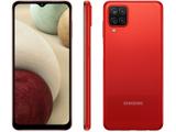 Smartphone Samsung Galaxy A12 64GB Vermelho 4G - Octa-Core 4GB RAM 6,5” Câm. Quádrupla + Selfie 8MP
