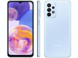 Smartphone Samsung Galaxy A23 128GB Azul 4G - Octa-Core 4GB RAM 6,6” Câm Quádrupla + Selfie 8MP