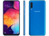 Smartphone Samsung Galaxy A50 128GB Azul 4G - 4GB RAM Tela 6,4” Câm. Tripla + Câm. Selfie 25MP