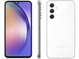 Smartphone Samsung Galaxy A54 128GB Branco 5G Octa-Core 8GB RAM 6,4" Câm. Tripla + Selfie 32MP