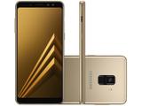 Smartphone Samsung Galaxy A8 64GB Dourado - Dual Chip 4G Câm. 16MP + Selfie 16MP + 8MP 5.6”