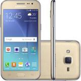 Smartphone Samsung Galaxy J2 Prime TV Dual Chip Tela 5 Pol Quad-Core 16GB 4G Câmera 5MP - Dourado