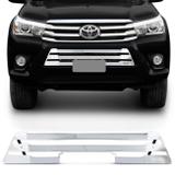 Sobre Grade Hilux 2016 2017 2018 Aço Inox Cromada - Darta