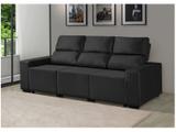 Sofá Retrátil e Reclinável 3 Lugares Suede - Carrara American Comfort