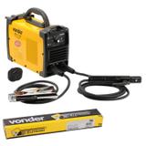 Solda Inversora Eletrodo e Tig RIV 133 Monofásica + BRINDE 5 KG de Eletrodo 2,5 MM 6013 VONDER