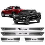 Soleira Aço Inox Fiat Toro Volcano Freedom 2017 2018 2019