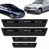 Soleira Porta Platinum Vectra Hatch Sedan 97 Á 2011 - Preto - Emblematech