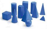 Sólidos Geométricos 11 Peças Saco Plástico - Jottplay