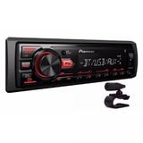 Som Automotivo Pioneer MVH-298BT, Preto, Bluetooth, MP3, USB