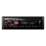 Som Automotivo Pioneer MVH-98UB, Entradas USB e Auxiliar, MP3, Media Receiver, Interface para Android