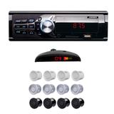 Som Automotivo Rádio Fm Mp3 Bluetooth USB SD + Sensor Estacionamento - X3automotive