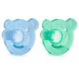 Soothie Calmante 0-3 Meses Ursinho Azul e Verde - Avent Ref Scf194/01