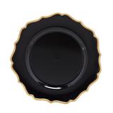 Sousplat 33cm Preto e Dourado Concepts Life