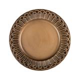 Sousplat Copa Cia Imperial Turim 36cm ouro antique