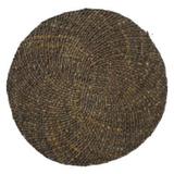 Sousplat de fibra natural marrom 38cm x 38cm x 0,2cm - Btc decor