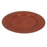Sousplat de plastico bronze 33cm x 2cm - Btc decor