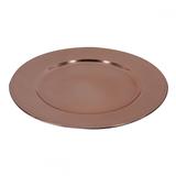 Sousplat de plastico rose 33cm x 2cm - Btc decor