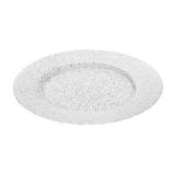 Sousplat de Vidro Redondo 33cm Coupe Glamour Lyor Transparente