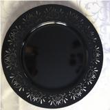 Sousplat Decor Preto - Jet