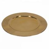 Sousplat Dourado 33cm - Btc