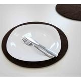 Sousplat jacquard tabaco 2 unidades - Recanto da costura