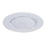 Sousplat Lyor Glamour 33cm cinza