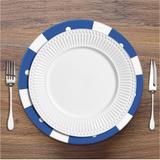 Sousplat Poker Azul - Prego e martelo