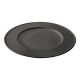 Sousplat Redondo Cozy 31,5 x 31,5 x 1,8 cm Warm Gray - Coza - Brinox
