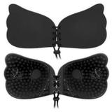 Soutien Adesivo Invisivel Levanta E Aumenta Seio Push Up Preto - Freebra