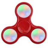 Spinner de Plástico Anti-Stress de Mão Fidget Spinner com LED
