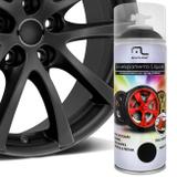 Spray Envelopamento Liquido Preto Fosco 400ml Multilaser Au420 Plástico Metal Lataria Rodas
