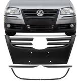 Super Aplique Grade Preto Acetinado Gol Parati Saveiro G4 2006 a 2013 Encaixe Sob Medida - Nk brasil