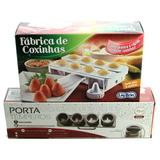 Super kit Maquina de coxinhas + porta temperos magnético - Arte house