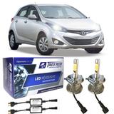 Super Led H4 Kit C/ Chicote Hyundai HB20 até 2016 - Tiger auto