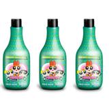 Superpoderosas Sabonete Líquido Infantil Maçã Verde 500ml (Kit C/03)