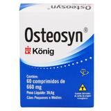Suplemento Alimentar Cães Osteosyn Condroprotetor e Regenerador Osteo-Articular Condroitina Konig 60 comprimidos 660mg