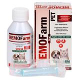 Suplemento Mineral Líquido Biofarm HEMOfarm Pet Para Cães E Gatos 125ml