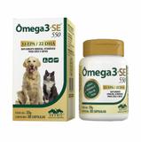 Suplemento Omega 3+SE 550 Cães e Gatos Vetnil 30 cápsulas