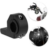 Suporte Adaptador para Farol de Milha Auxiliar Moto Universal Alumínio Tubular Preto Antiderrapante - St
