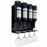 Suporte Adega para Vinho e Taças de Parede - Genus móveis