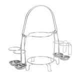Suporte Aramado De Prata Para Pratos E Talheres Wolff