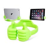 Suporte Base Mesa Mão para Celular Tablet iPad iPhone Verde - X-cell