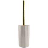 Suporte Com Escova Sanitária Groove Vaso Privada Banheiro Ou Bege Fechado